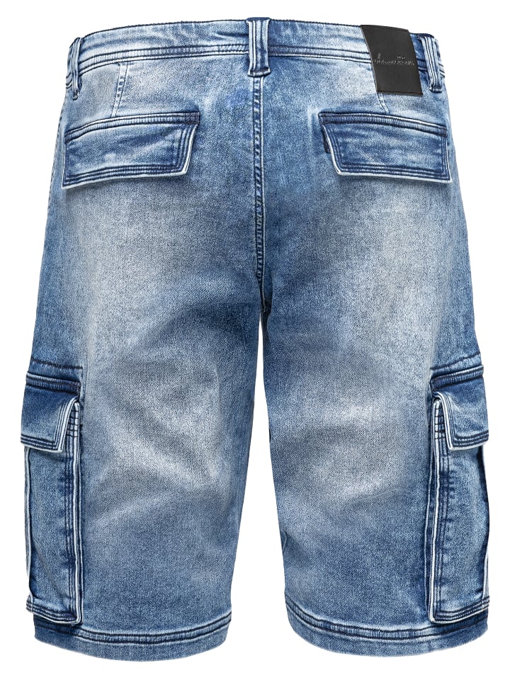 Amaci&Sons Jeansshorts FORT LEE in Storm Blue günstig kaufen