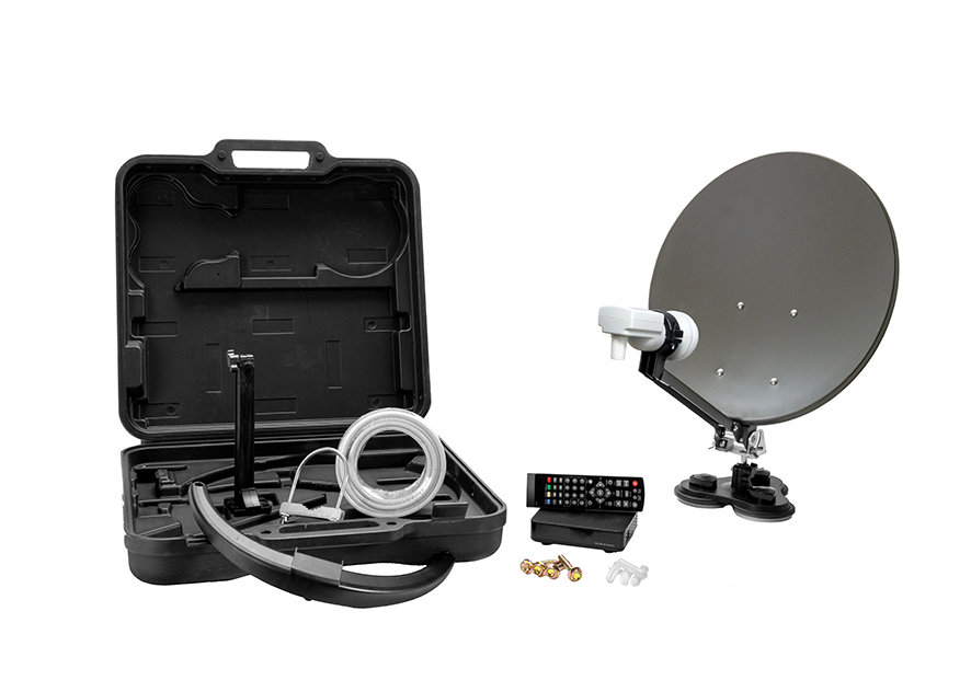 Xoro Camping Sat-Anlagen Set MCA 38 HD inkl. FullHD DVB-S2 Receiver - Komplettset