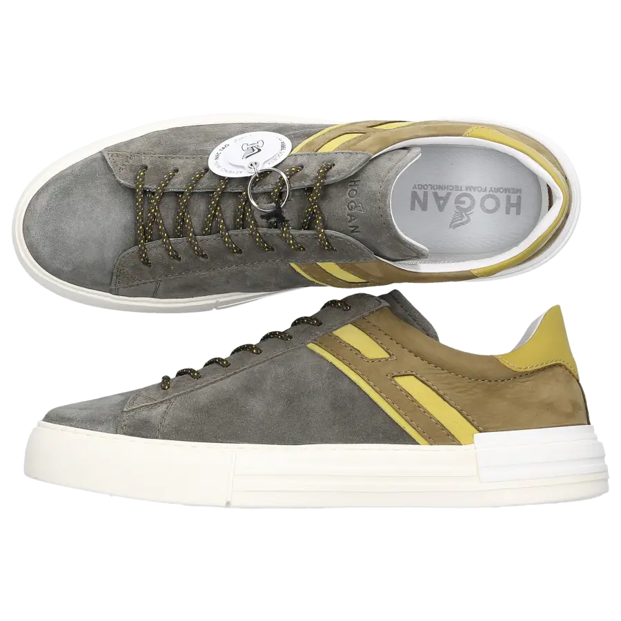 Hogan - Sneaker low H526 Veloursleder - grün
