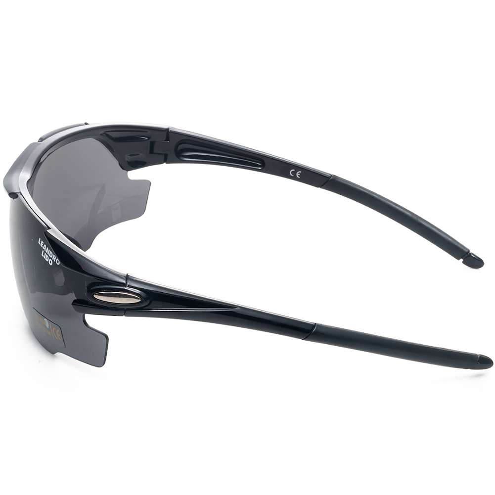 LEANDRO LIDO Challenger One Sport Sonnenbrille schwarz