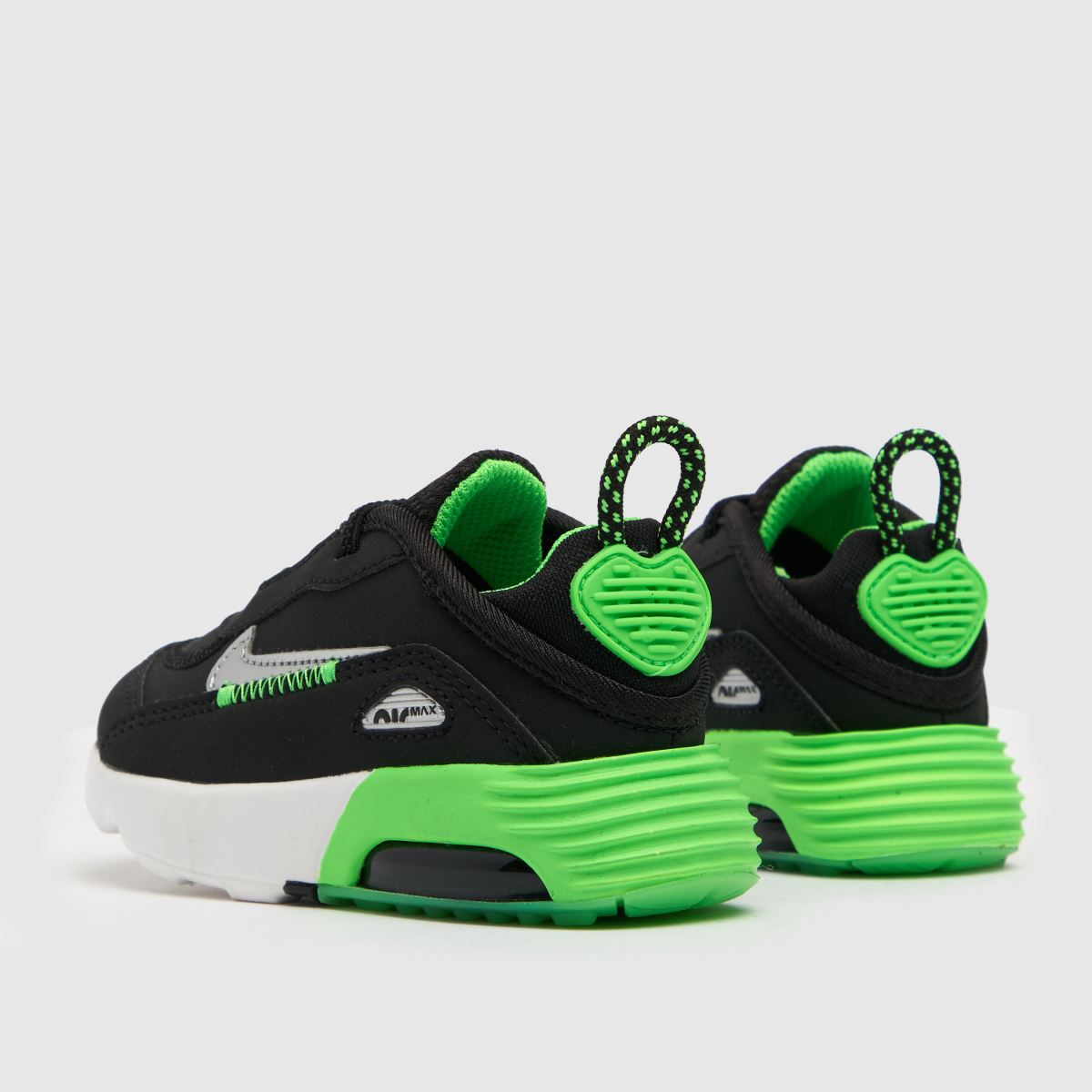 Nike svarta & gröna Air Max 2090 c/s pojkar småbarnsskor