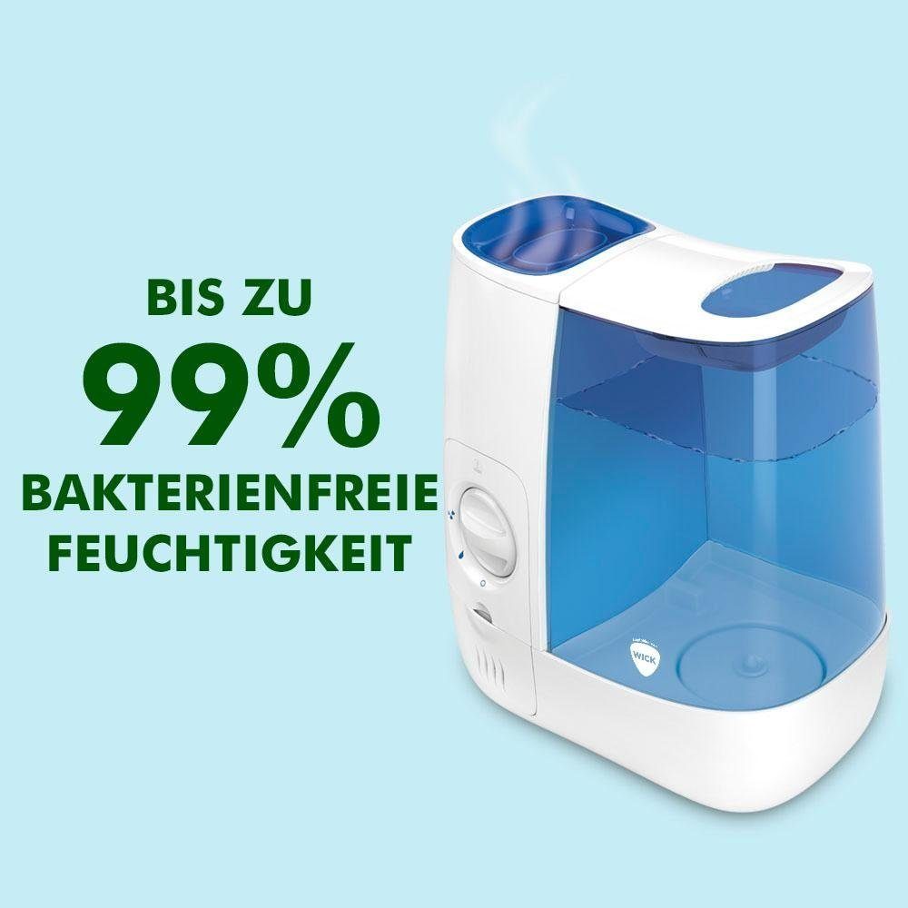 WICK Luftbefeuchter WH845 Warmluft-Befeuchter, 3,8 l Wassertank, bis zu 99 % bakterienfreie Feuchtigkeit