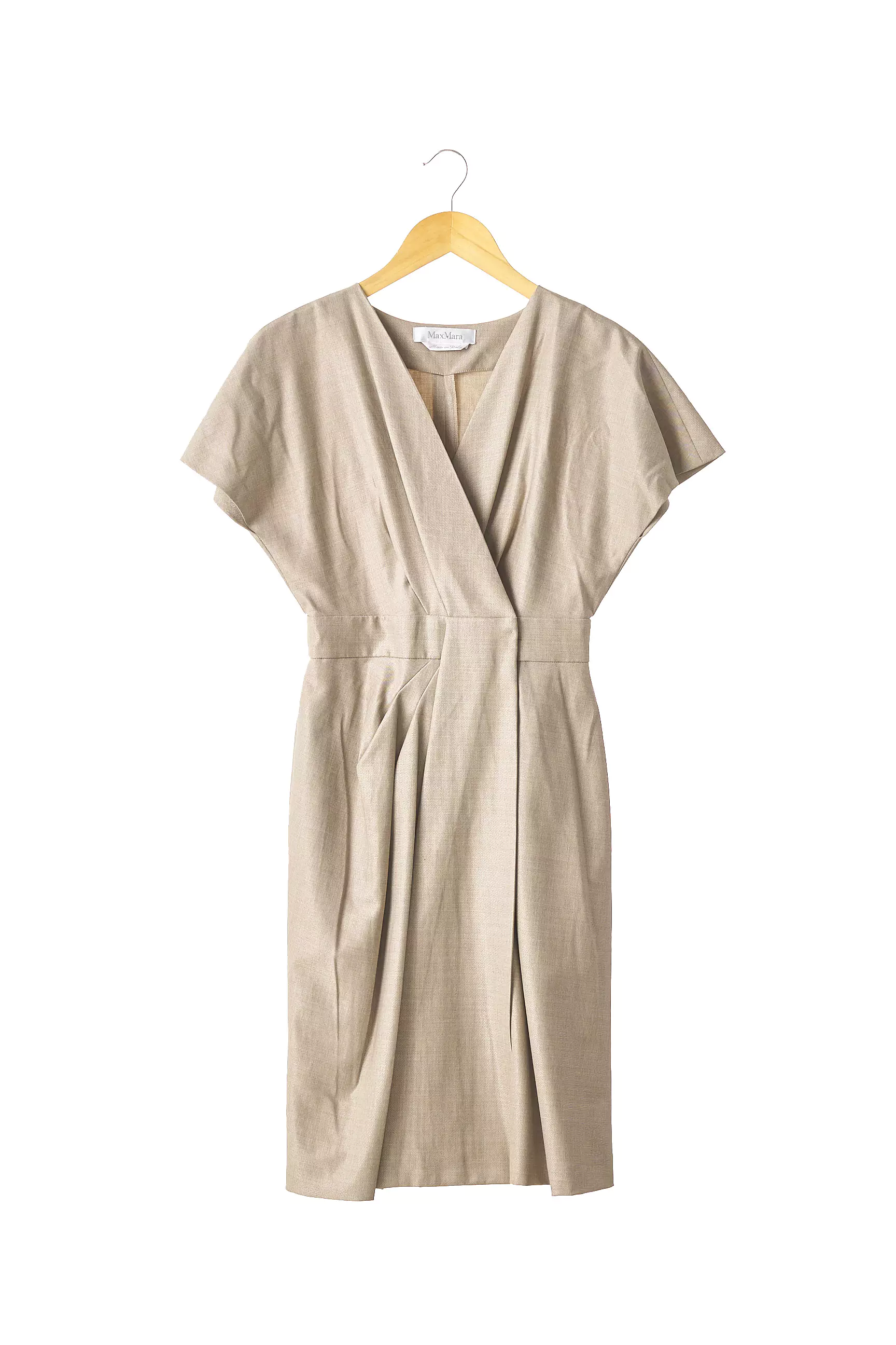 Maxmara Robes Mi Longues Femme couleur beige