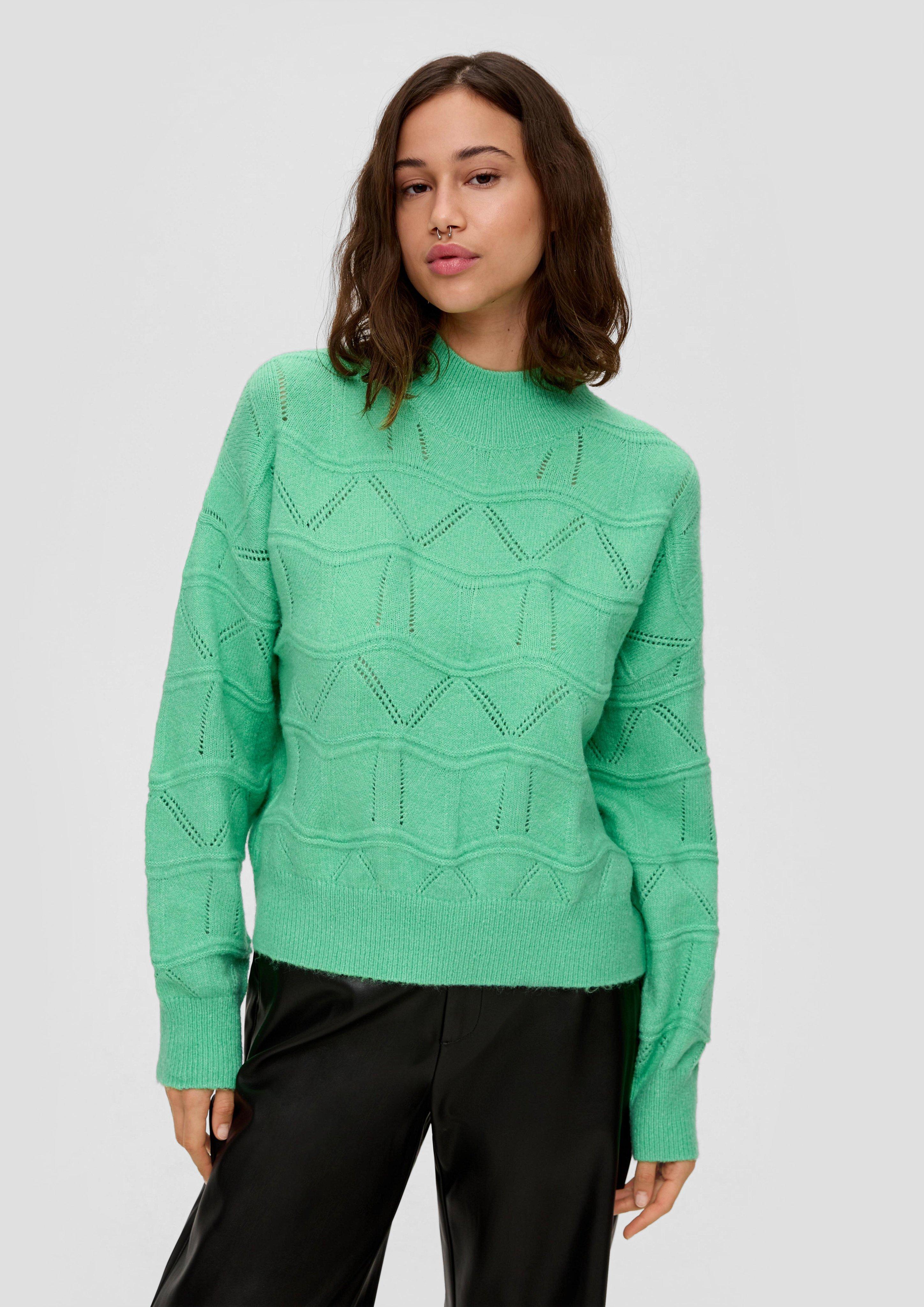 Strickpullover mit Ajourmuster  2137910-73W0