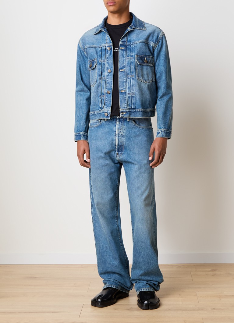 Τζιν μπουφάν Maison Margiela με τσέπες στο στήθος