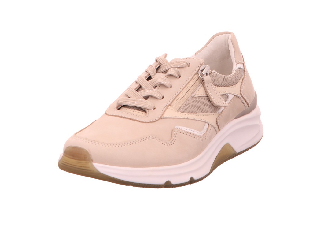 GABOR Freizeit Schnürer beige rollingsoft by Gabor Sneaker low 46.896.