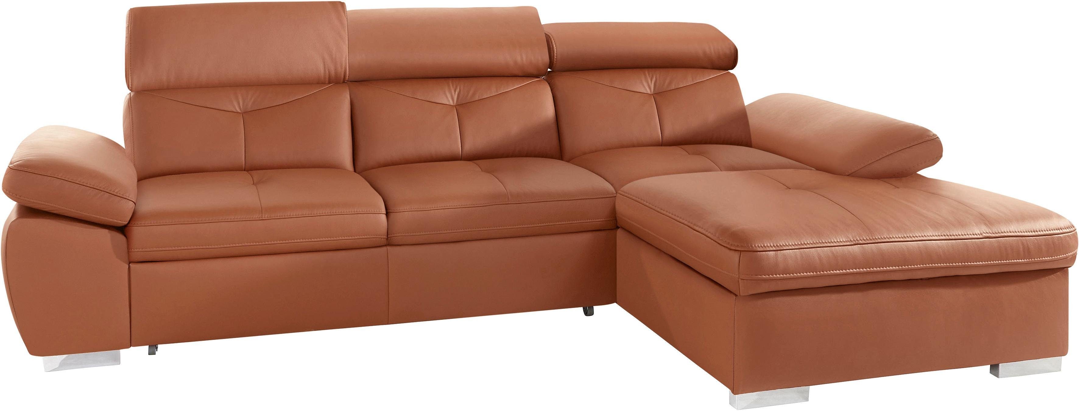 exxpo - sofa fashion Ecksofa Spring, wahlweise mit Bettfunktion und Bettkasten