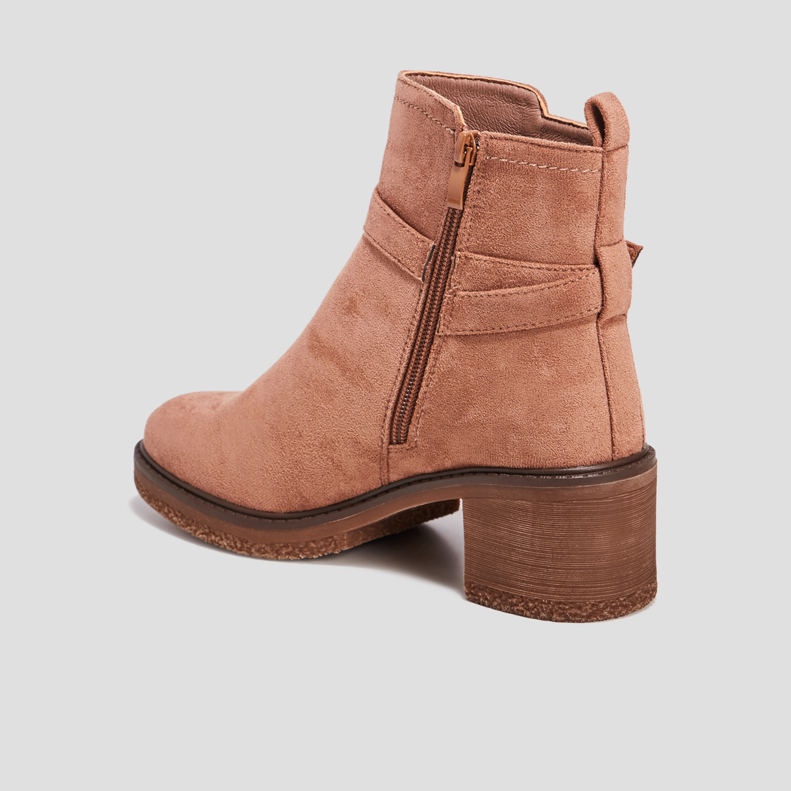 Bottines à talons sable femme | La Halle