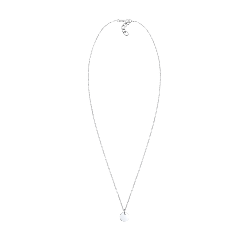 Elli Elli Collier Kinder Plättchen Kreis Coin Erbskette 925 Silber collier