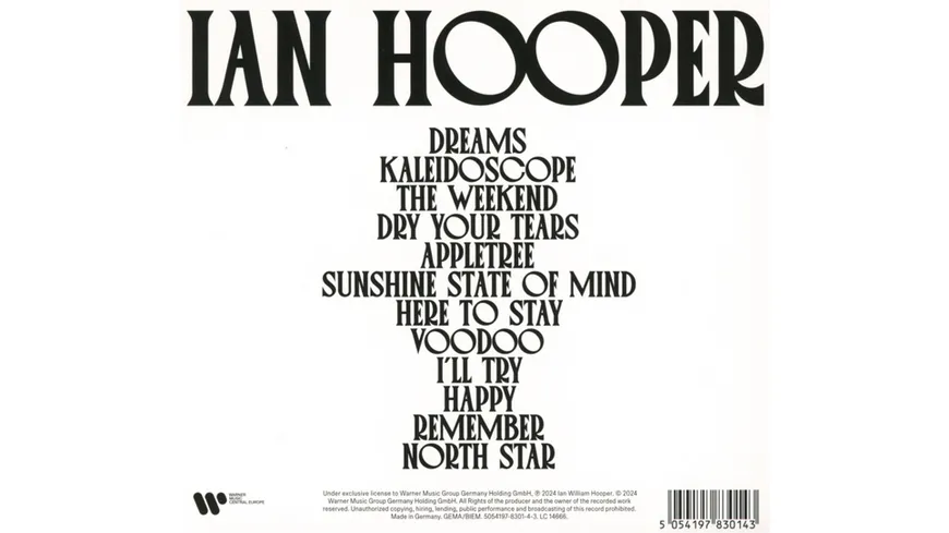 Ian Hooper Digipak