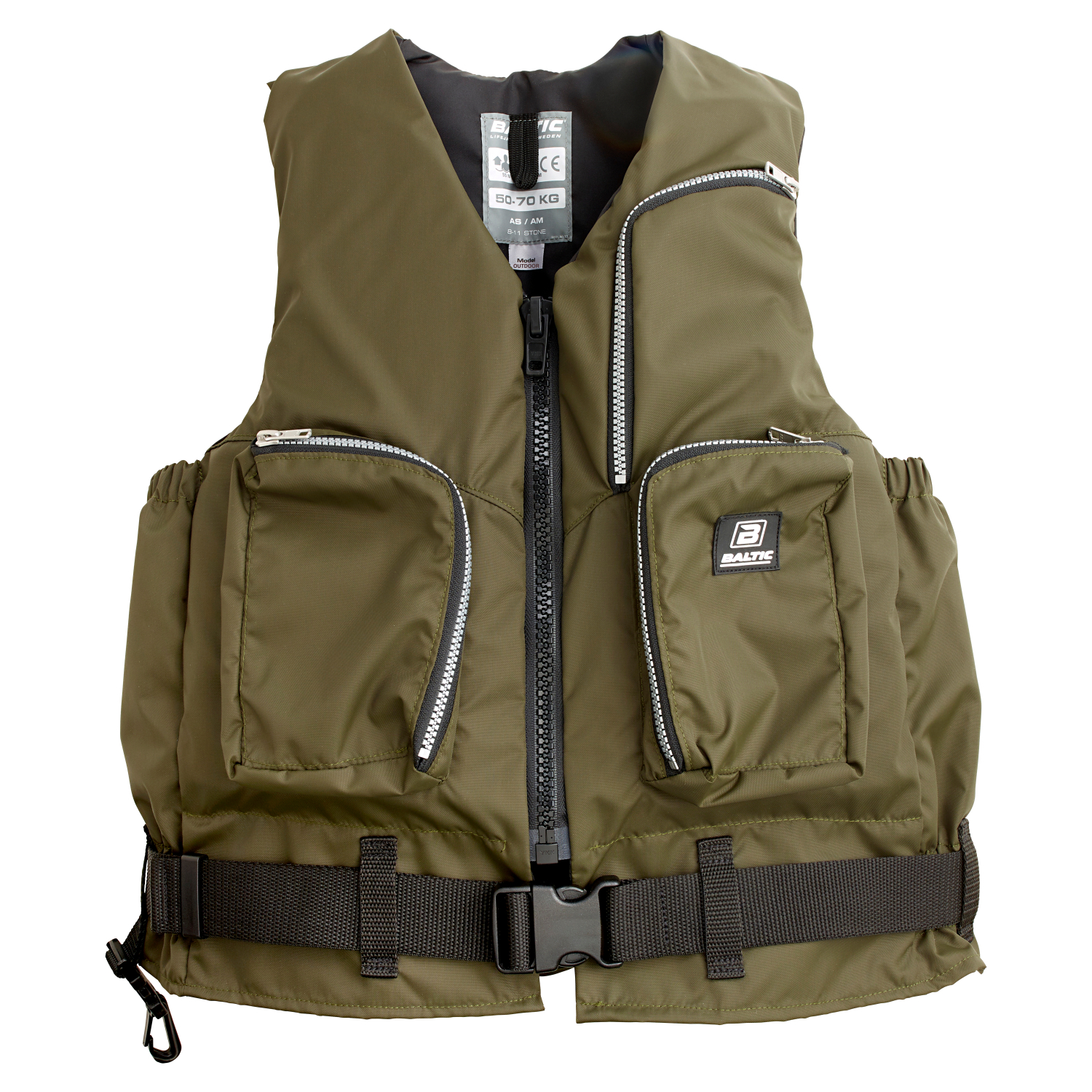 Baltic Unisex Schwimmweste Outdoor (oliv)