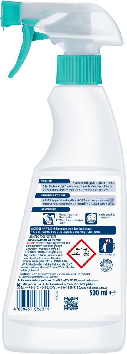 Fleckenschaum Oxi Power, 500 ml