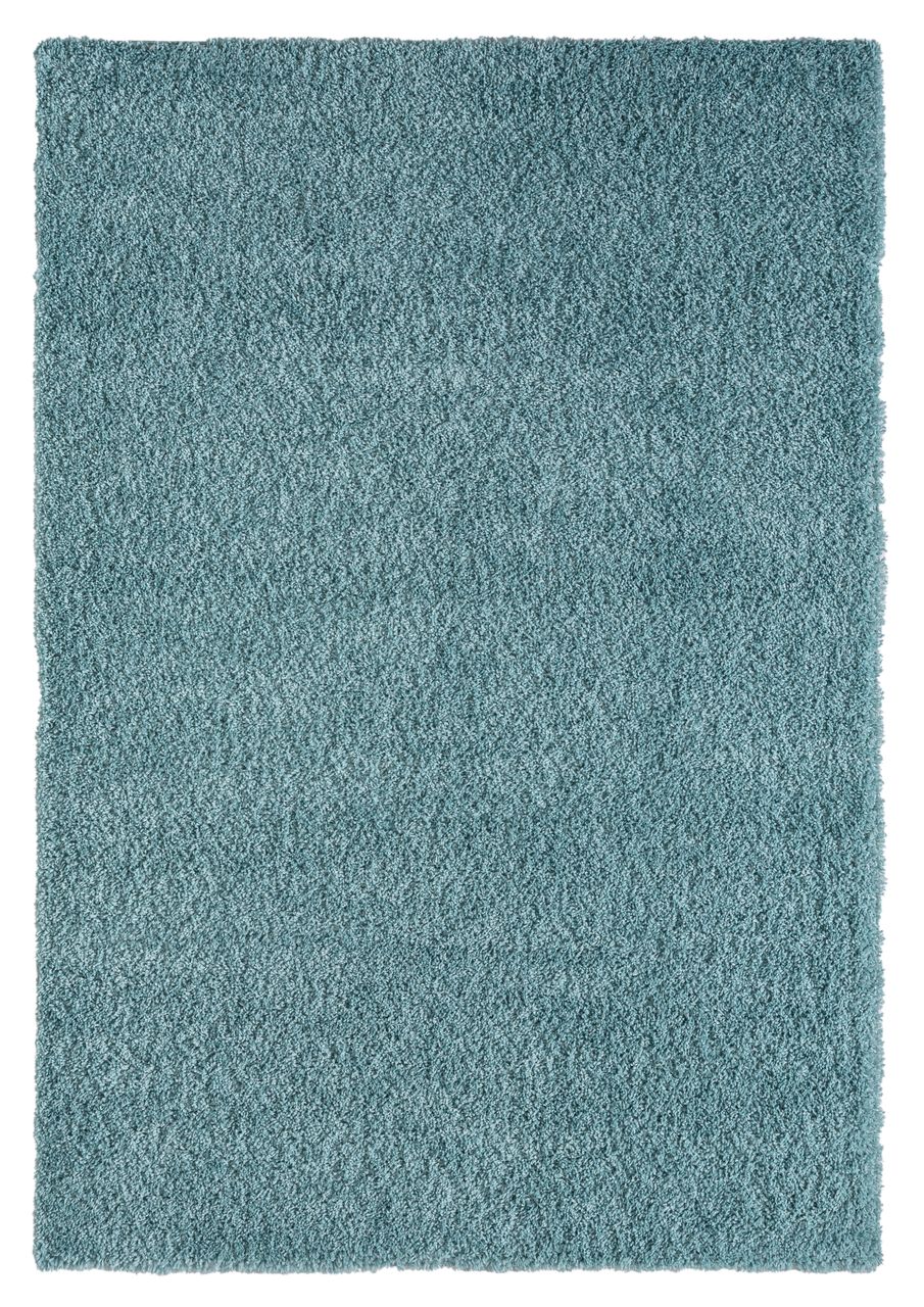 MyFlair Teppich Elodie, 200cm x 290cm, Farbe Hellblau, rechteckig, Florhöhe 37mm