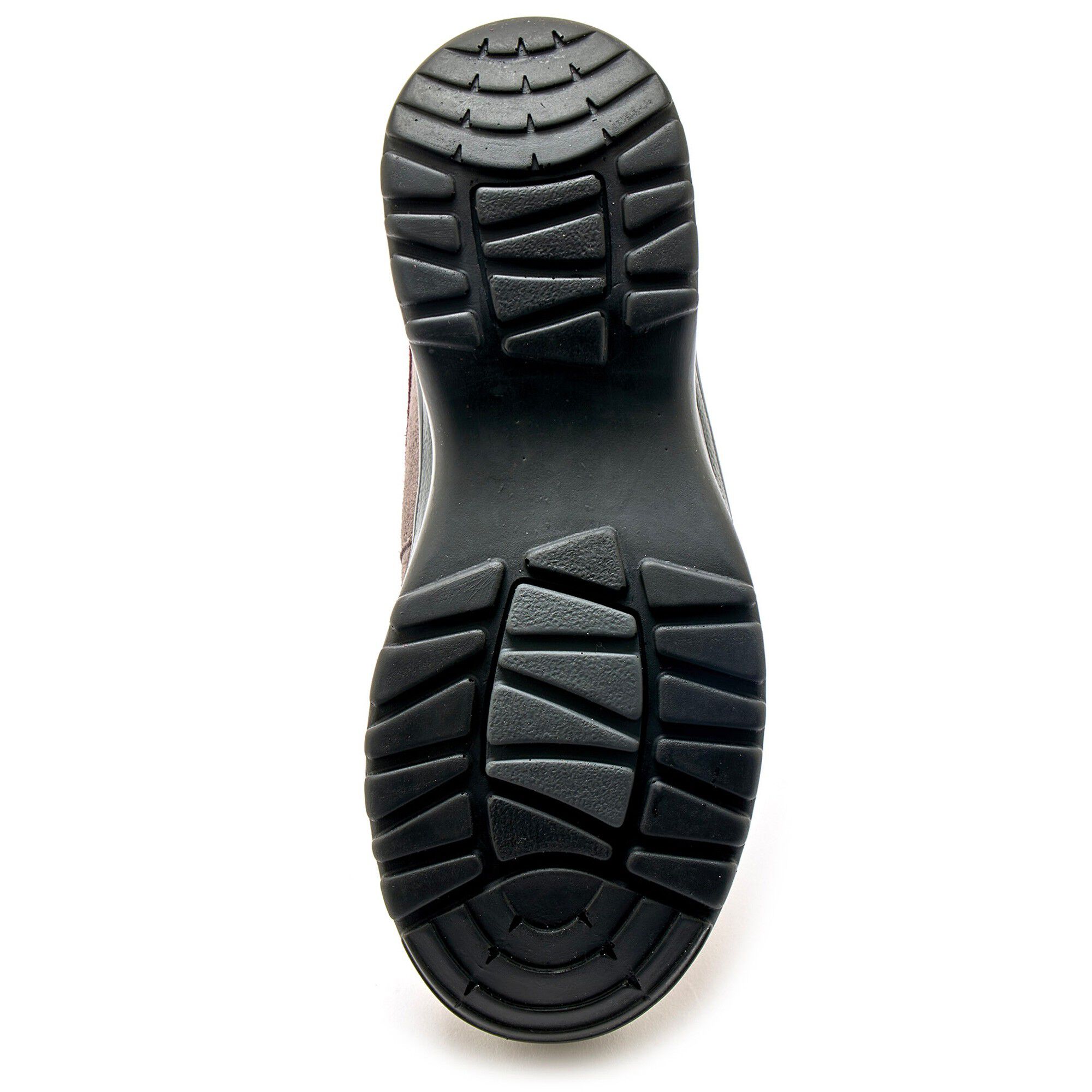 Baskets de randonnée zippées et lacées Grande Largeur en cuir