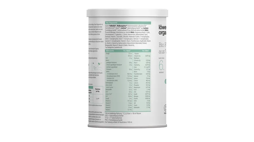 löwenzahn Bio Folgemilch 6+ aus Vollmilch 400 g