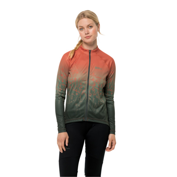 MOROBBIA FZ L/S PRINT W Damen - Fahrradtrikot
