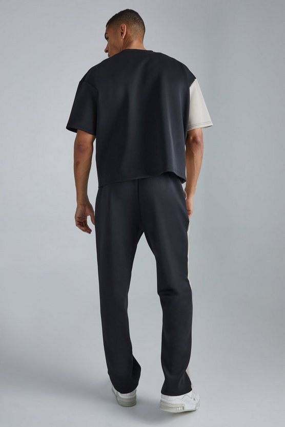 Kastiges Scuba Colorblock T-Shirt & Jogginghose