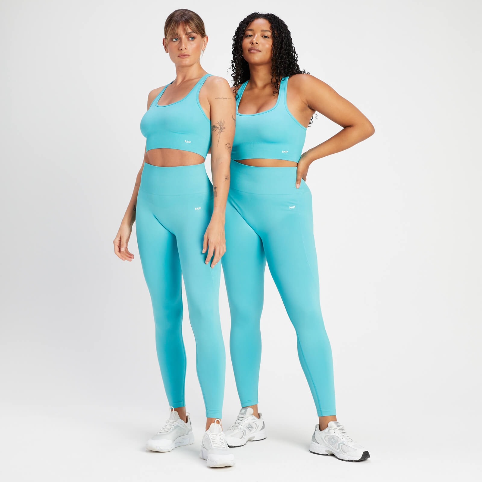 Brassière de sport MP Crayola pour femmes – Bleu aqua