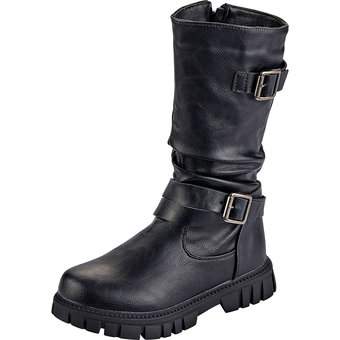 Barbarella Langschaftstiefel in schwarz