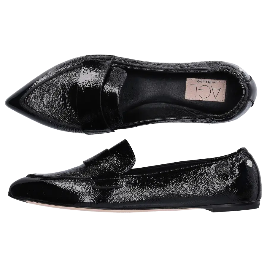 AGL Attilio Giusti Leombruni - Loafer D538056 Lackleder - schwarz