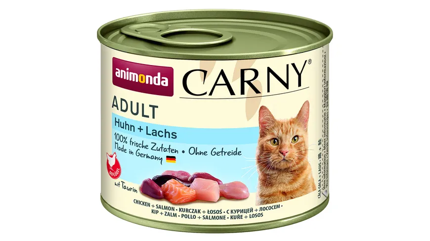 ANIMONDA Katzennassfutter Carny Adult Huhn + Lachs 200 g