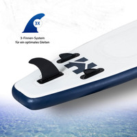 Home Deluxe Stand up Paddle Board MOANA Blau M - 320 x 81 cm