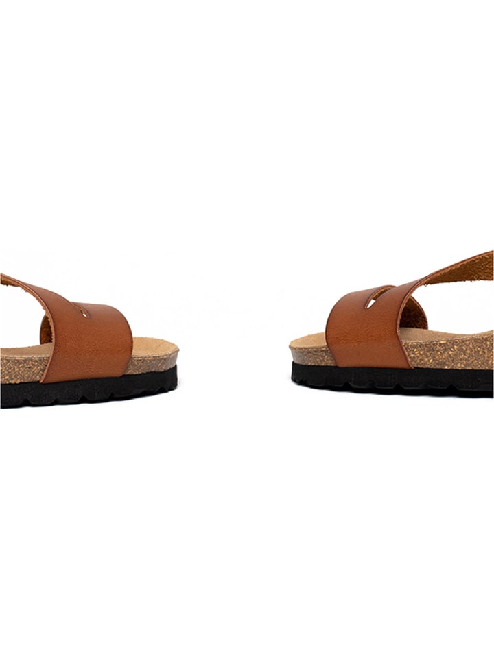 BACKSUN Sandalen in Hellbraun günstig kaufen