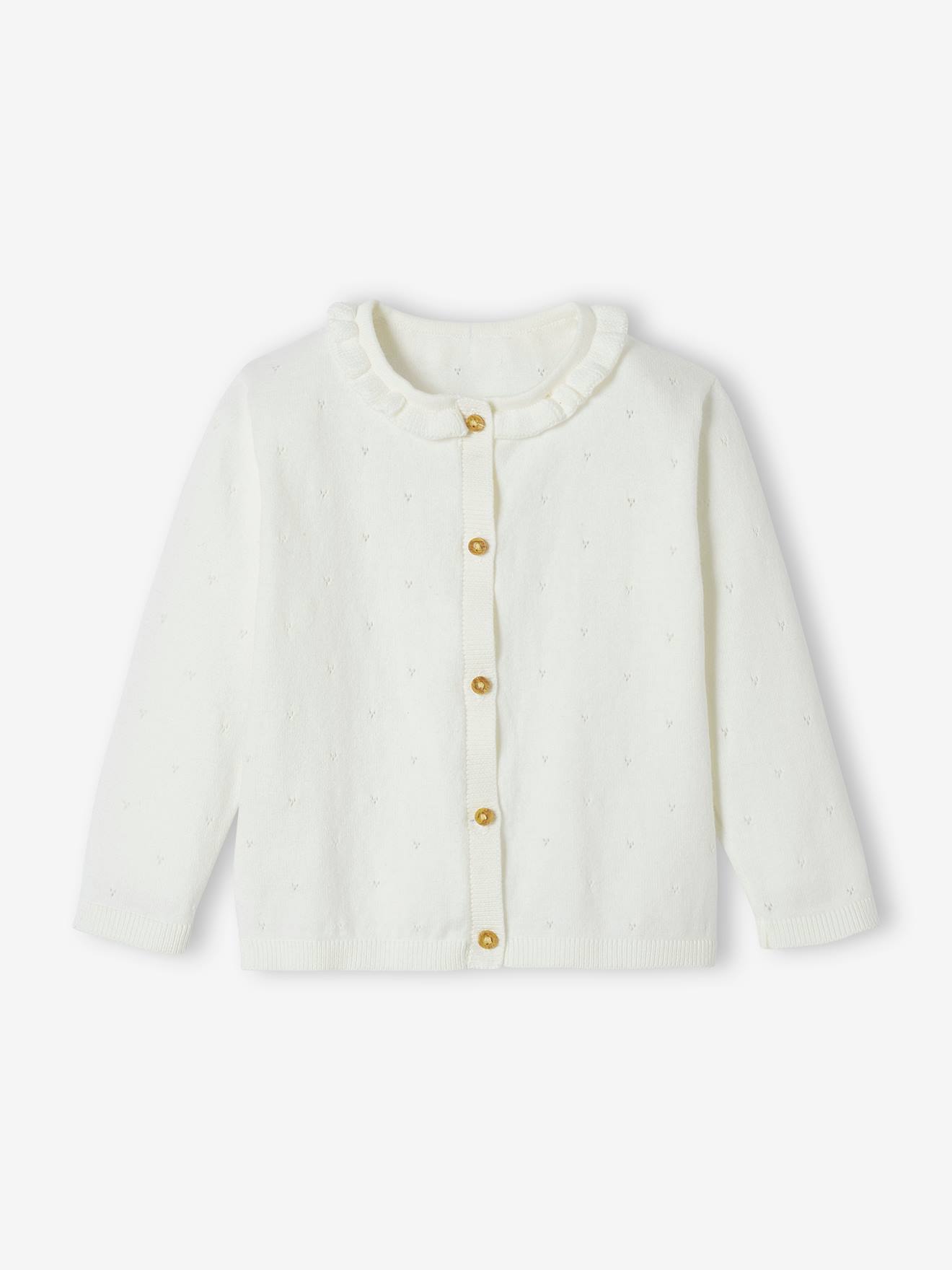 Cardigan bébé avec col caramel
