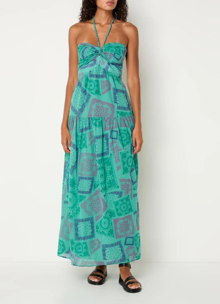 Abito lungo Maly di ba&sh con stampa paisley
