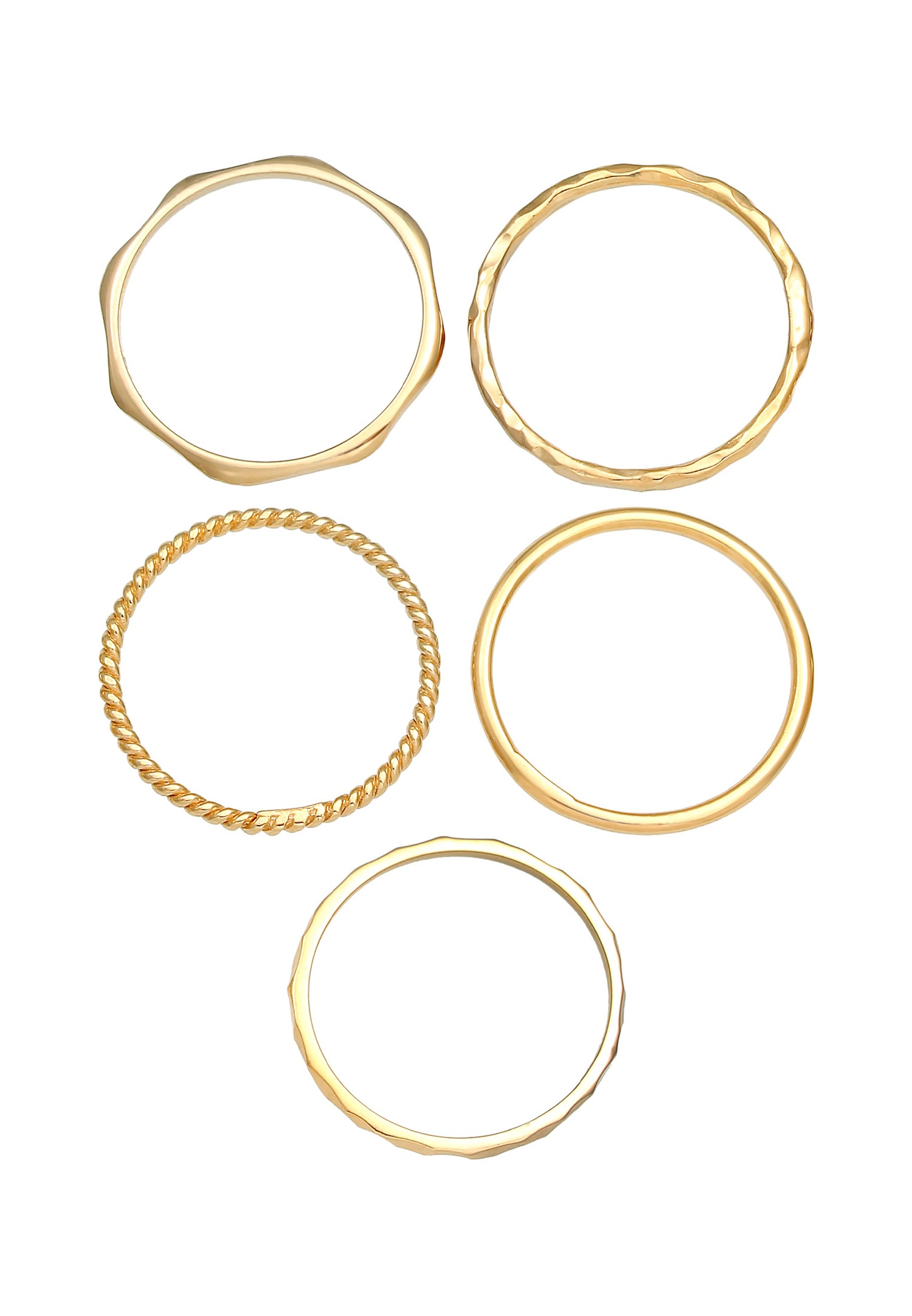 Bracelet Elli pour femme, style minimaliste, look tendance blogueuse, en argent sterling 925