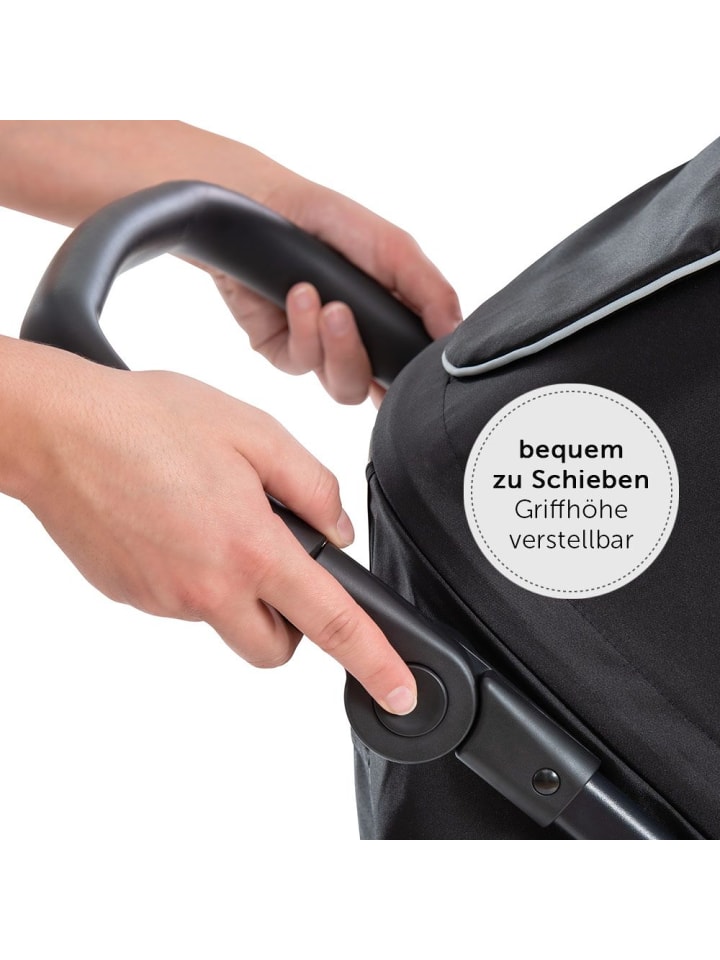 Hauck Buggy Rapid 4 - Caviar Black in schwarz günstig kaufen onesize