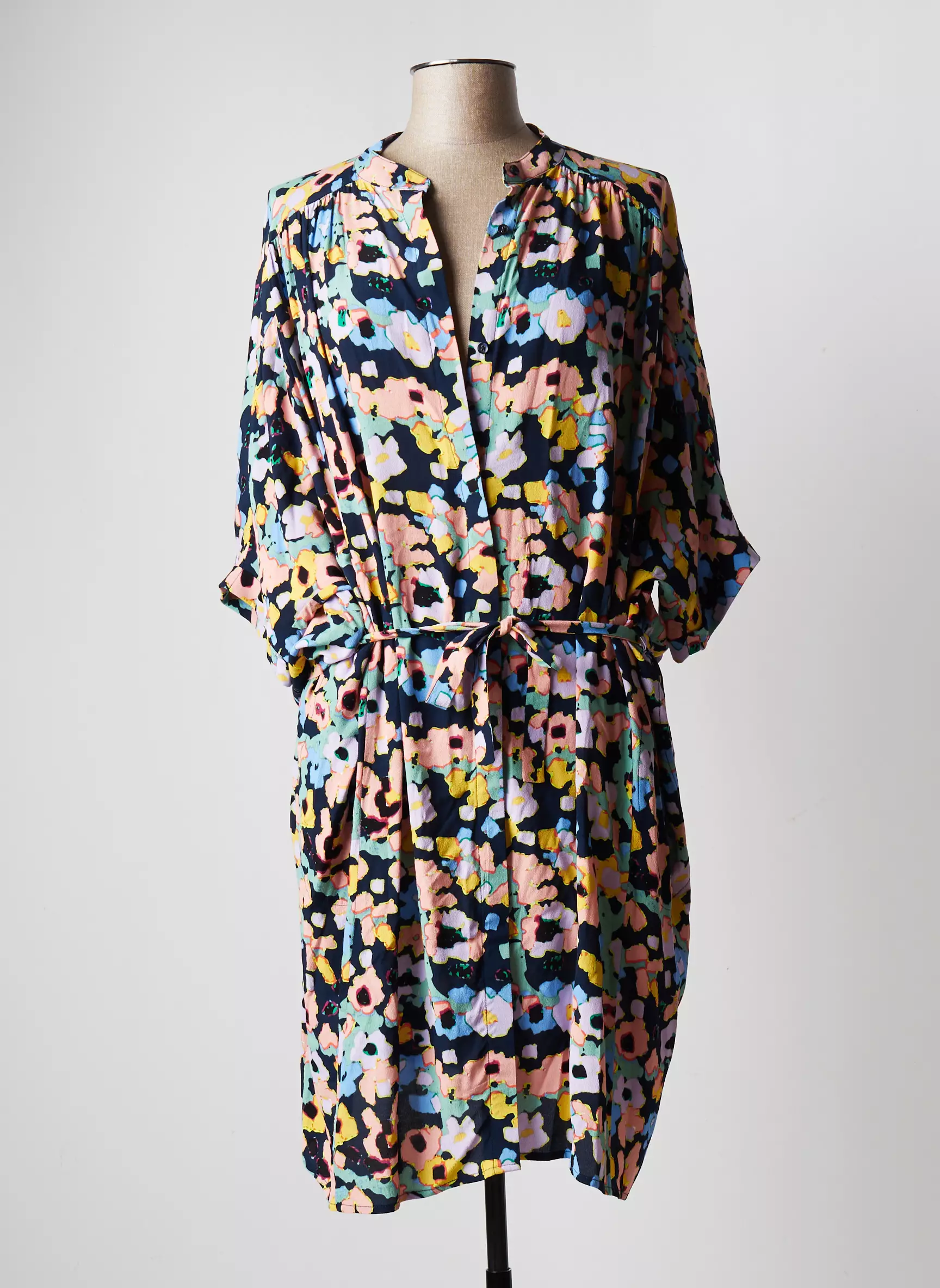 Zilch Robes Mi Longues Femme couleur bleu