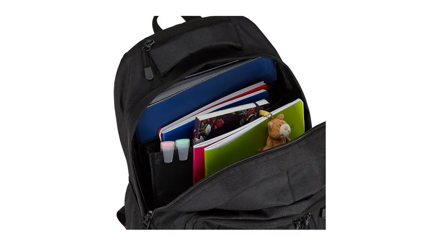 T.I.E. Schulrucksack Berlin II schwarz schwarz