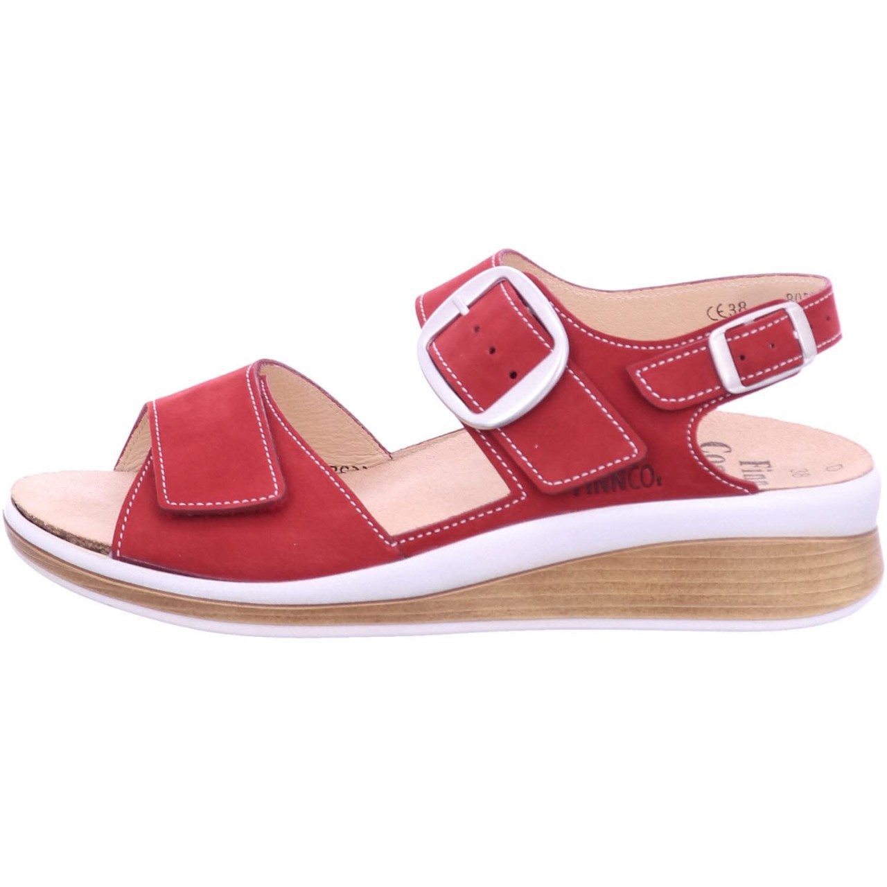 FINN COMFORT Komfort Sandalen rot