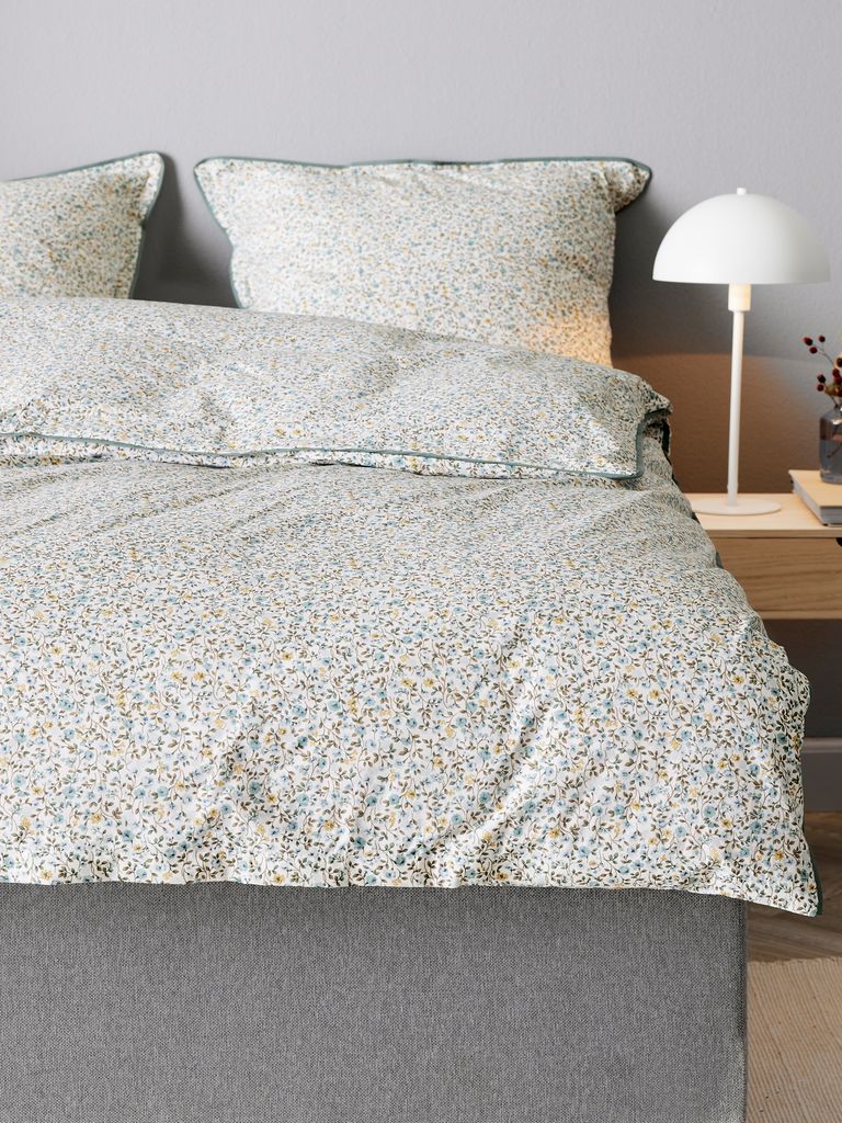 Roupa de cama EMILY dourada, percal EMILY 140x200 azul