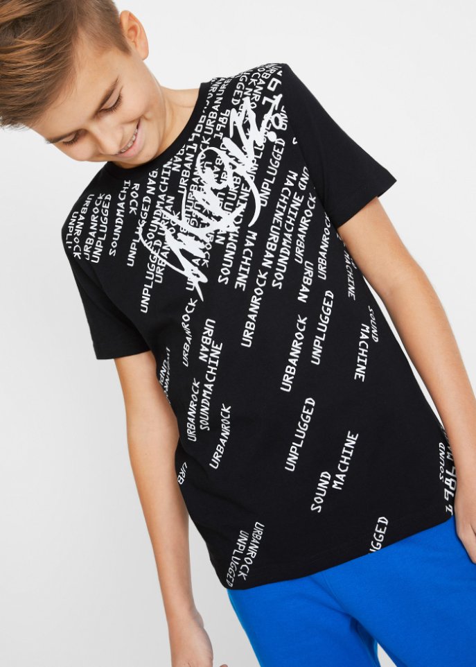 Jungen T-Shirt Slim Fit aus Bio-Baumwolle