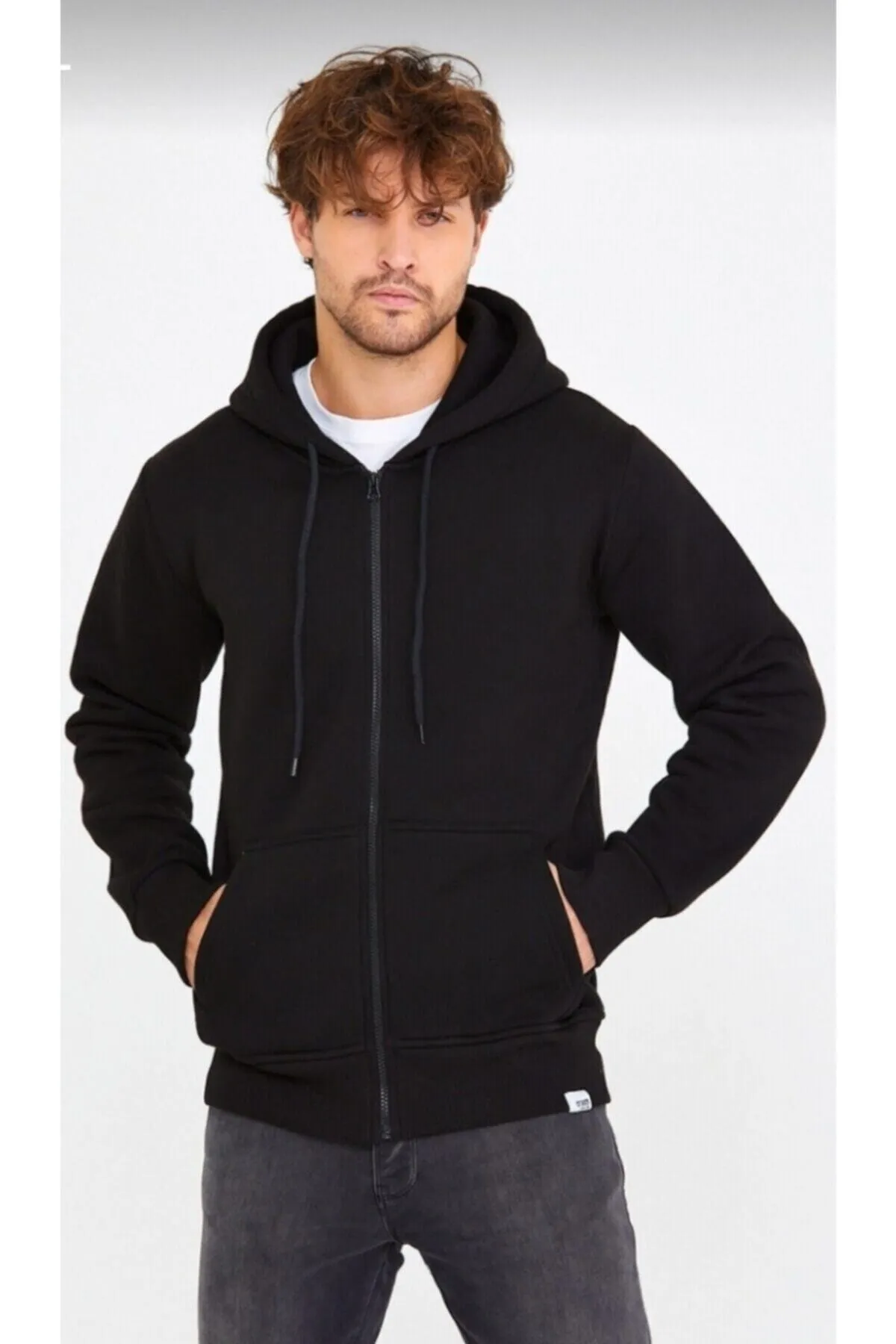 adabutik  All-Fashion-Cardigan aus Baumwolle mit Reißverschluss