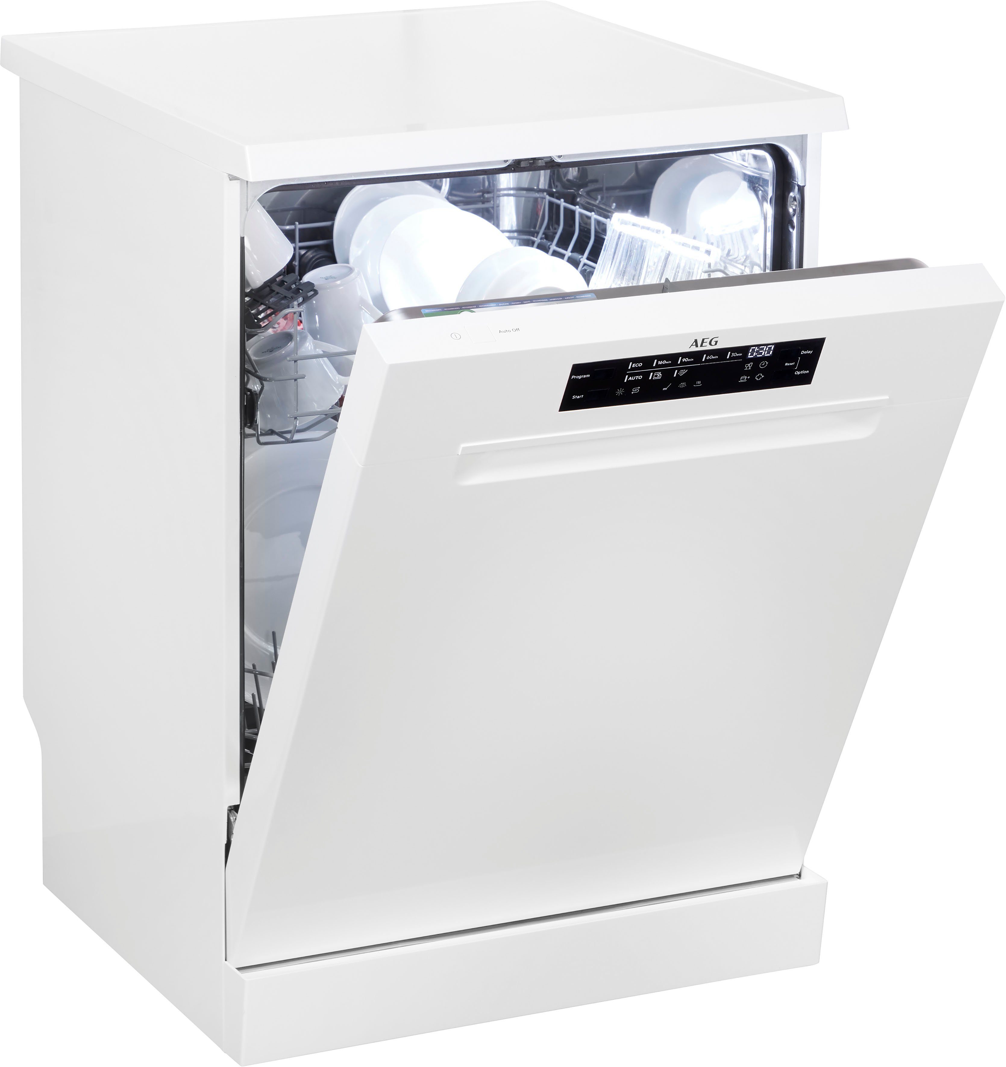AEG Standgeschirrspüler 6000, FFB53617ZW, 13 Maßgedecke