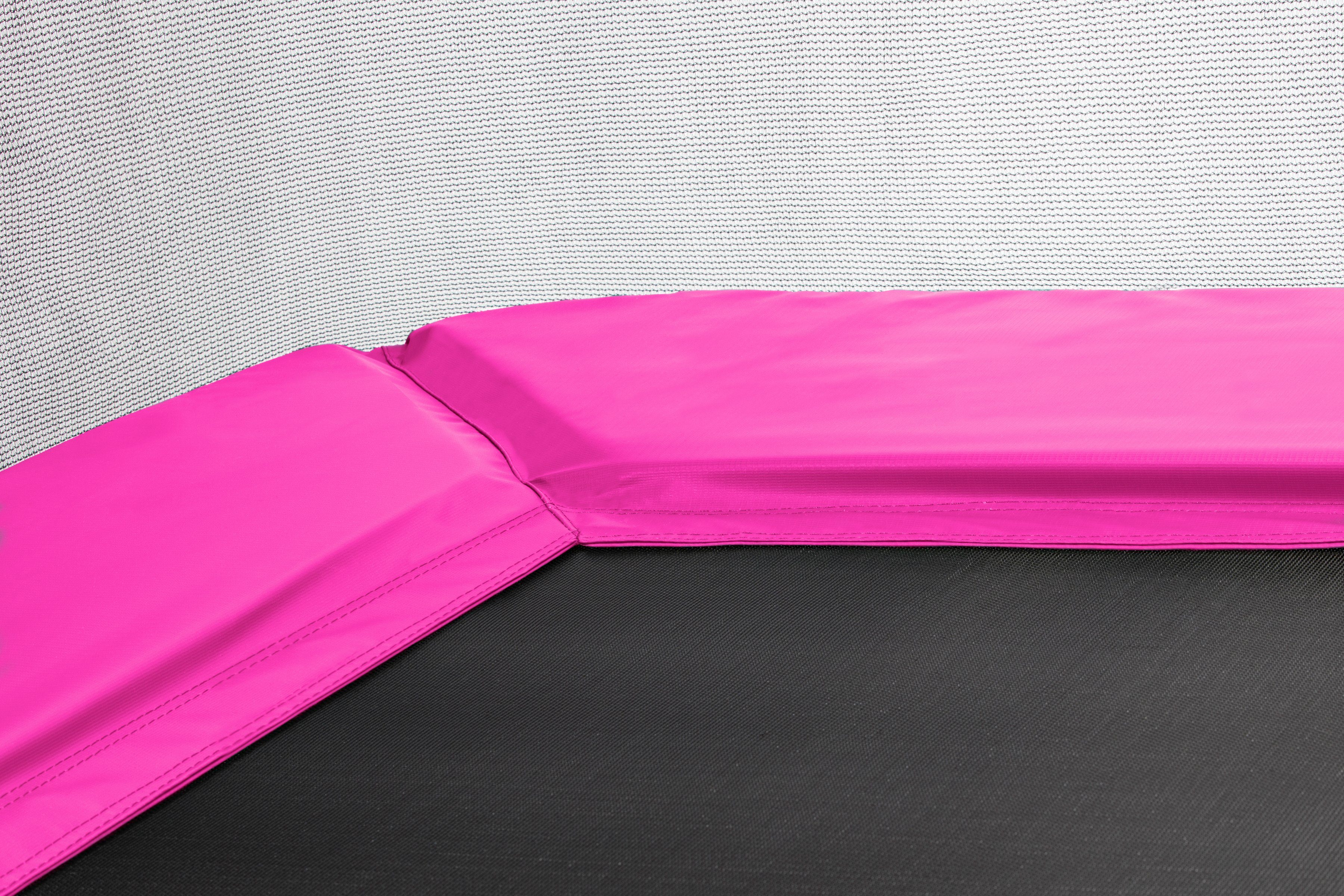 Salta Gartentrampolin Combo, Schutzrand pink