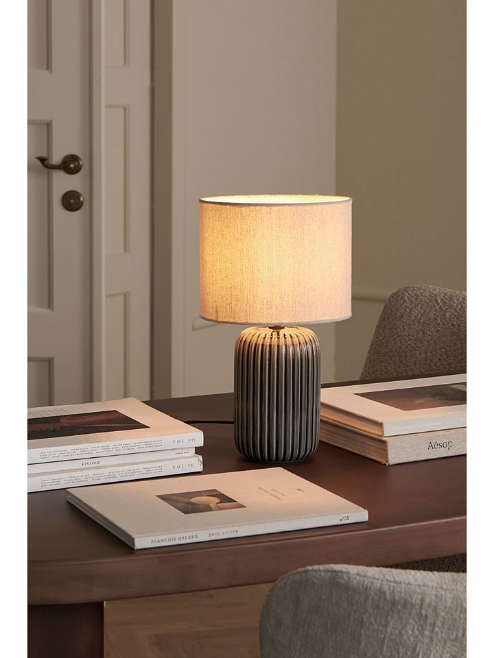 Ellos Home Tischleuchte ''Mizu'' in Grau/ Beige - (H)36 x Ø 20 cm günstig kaufen onesize