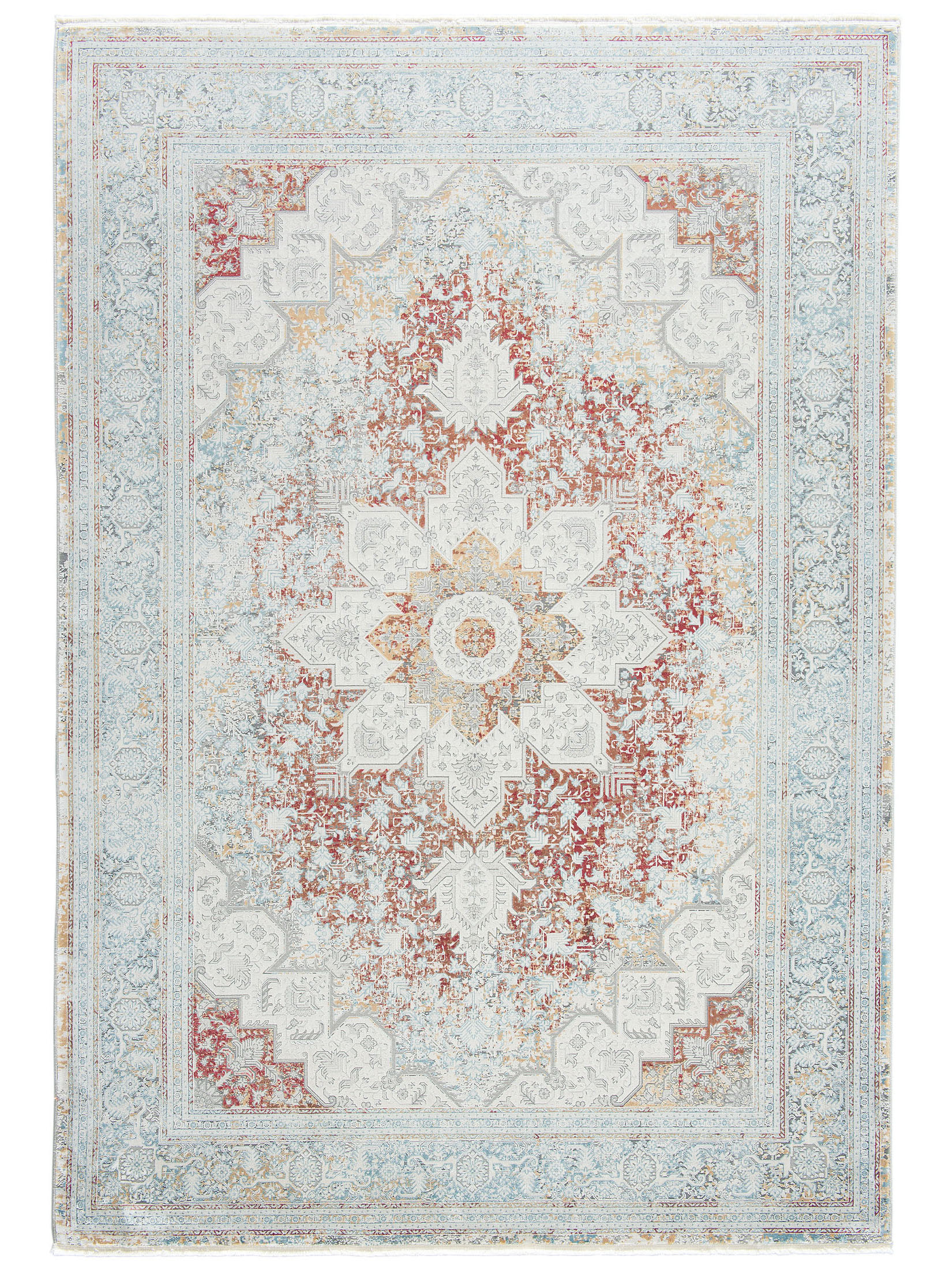 Kingfield Vintage-Teppich, Rouge