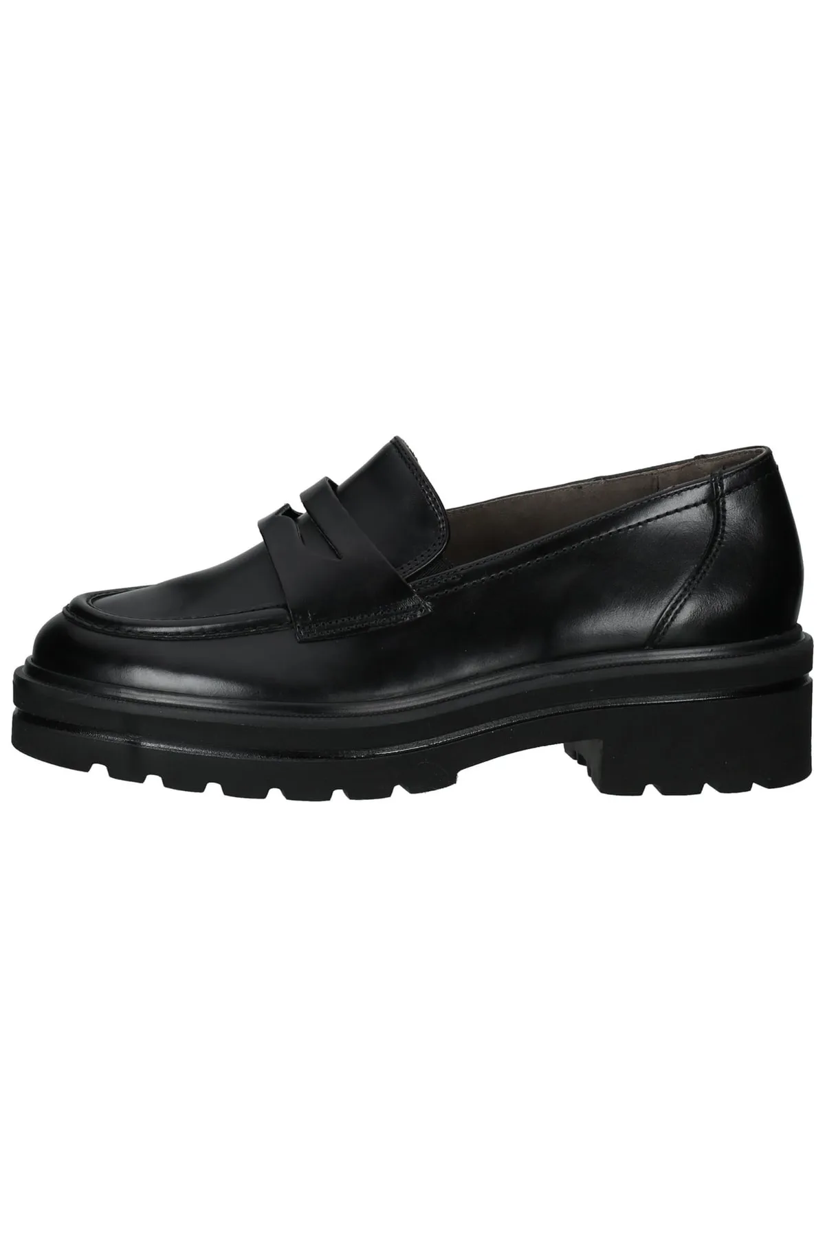 Paul Green  Flacher Schuh - Schwarz - Blockabsatz