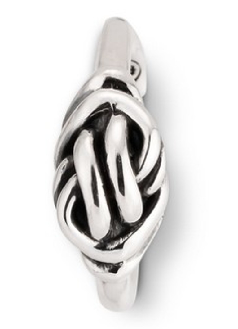 Buddha to Buddha Katja Mix silver hoop earrings
