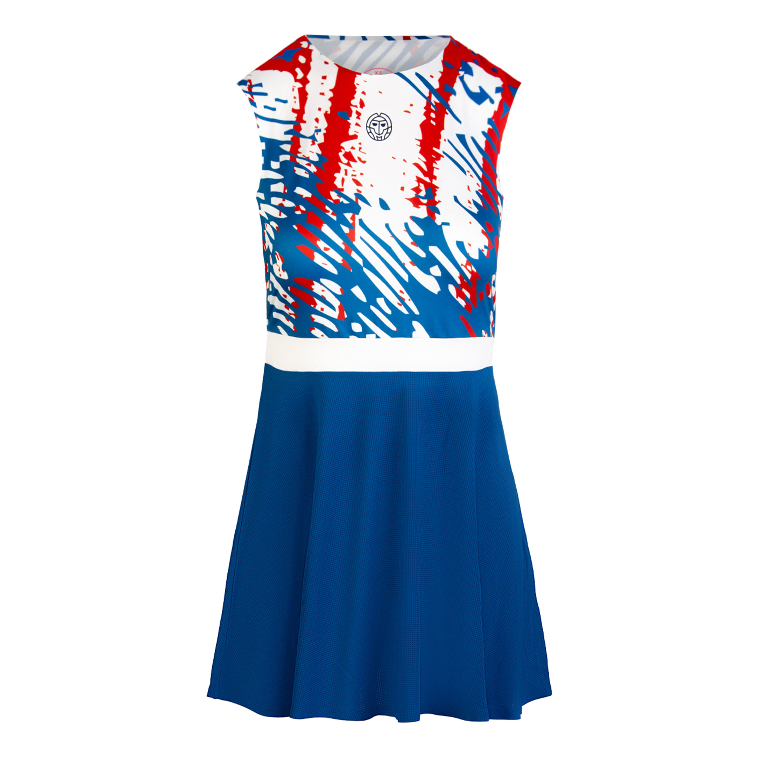 Tuelo Tech 2in1 Kleid Damen - Blau, Weiß