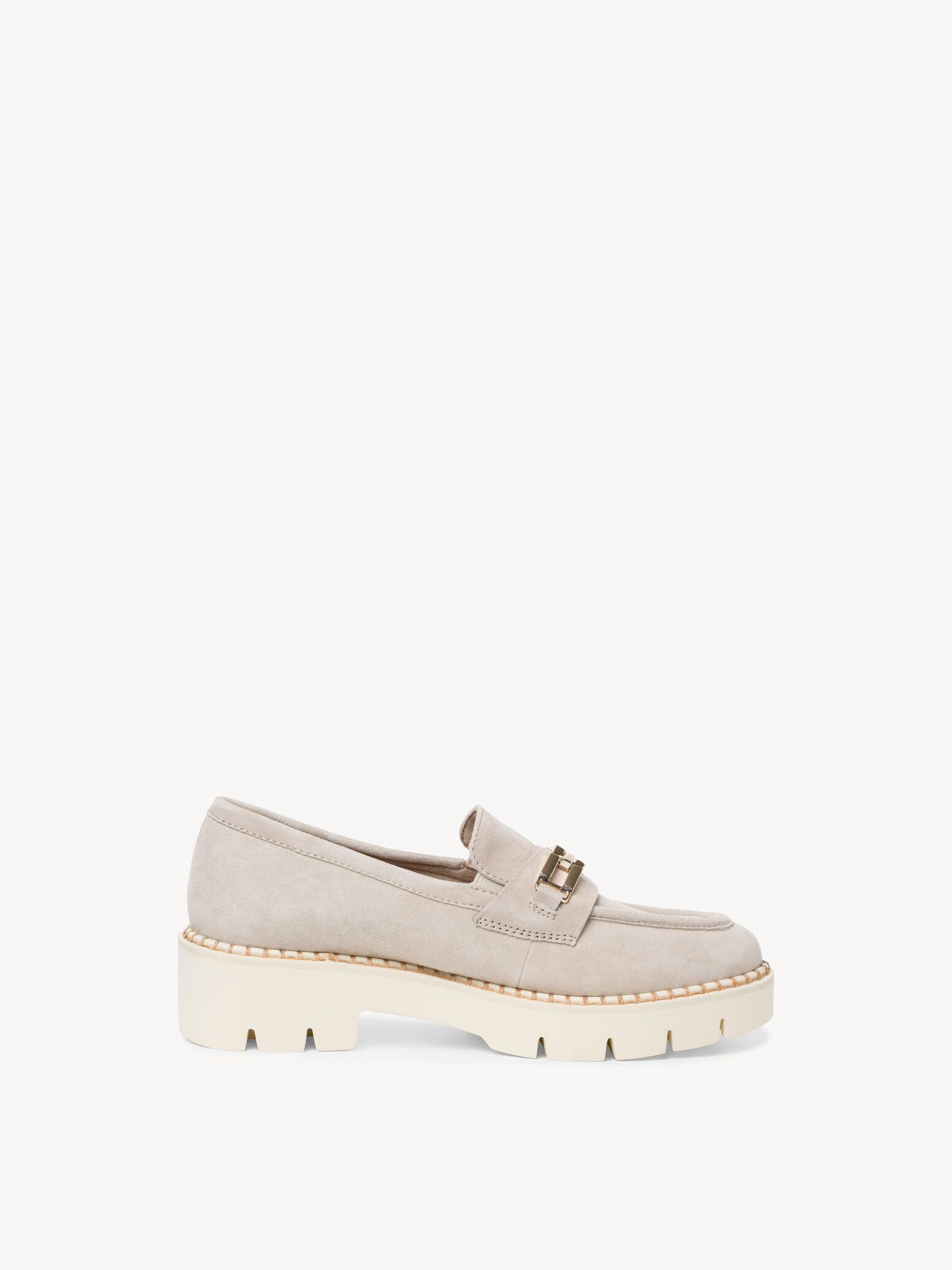 Slipper en cuir - beige