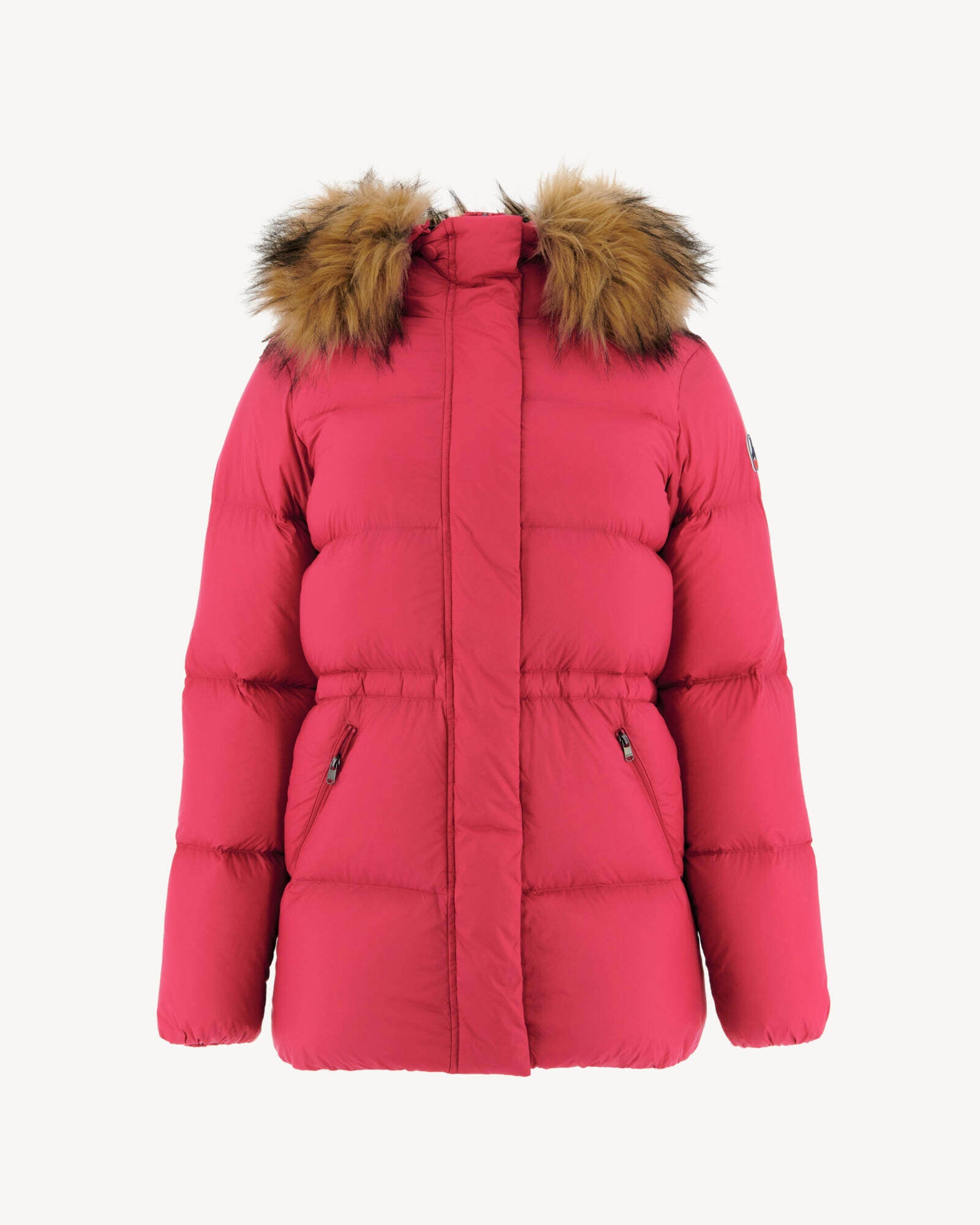 Doudoune à capuche Grand Froid Rose cerise Luxe 2.0