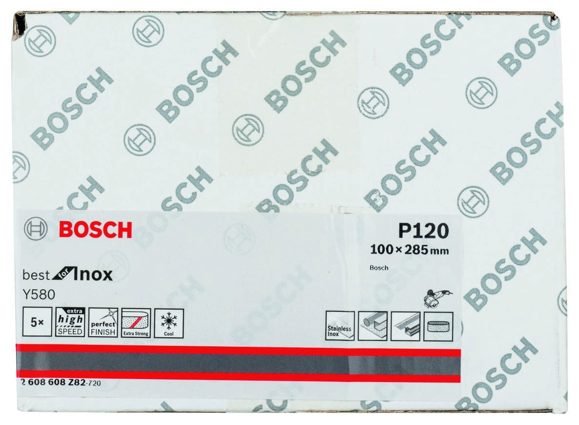 Bosch Blue Accessories 2608608Z82 Γυαλόχαρτο Y580 G120 5 ταινίες 100x285mm