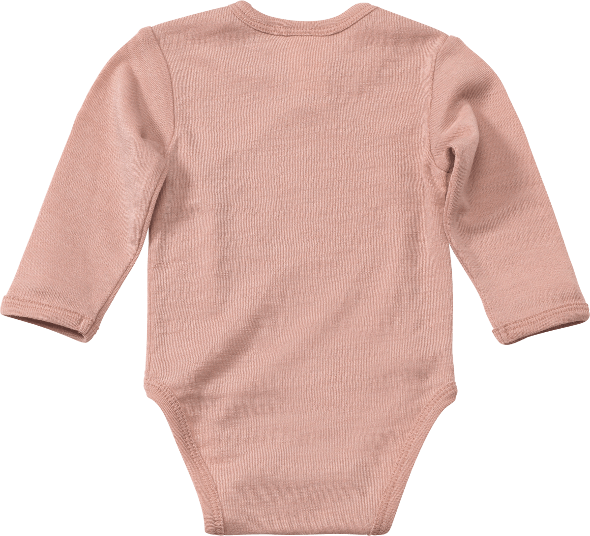 Wickelbody aus Bio-Wolle und Seide, rosa, Gr. 62/68, 1 St
