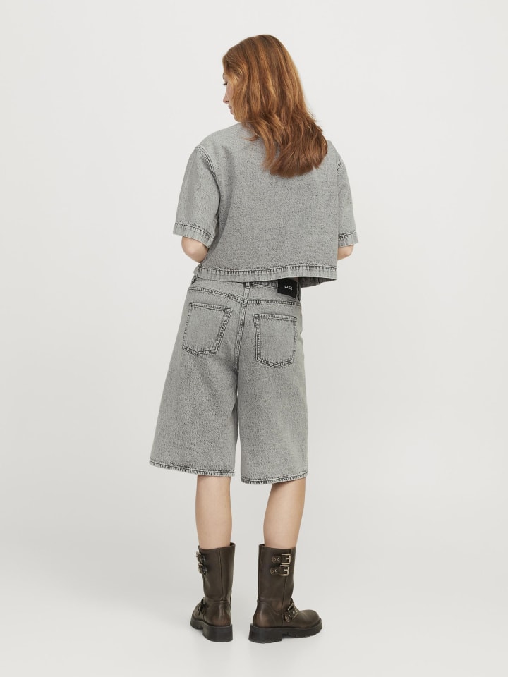 JJXX Jeans-Shorts in Light Grey Denim günstig kaufen