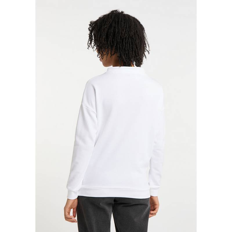 SOMWR Essential Discreet Collar Sweater Rundhalspullover Damen